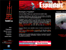 Tablet Screenshot of espaidart.com